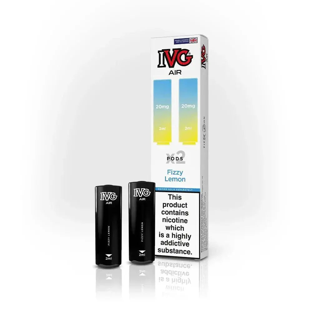 IVG Air Replacement Pods – Pack of 10 | 20mg Nic Salt | 27 Flavours | Wholesale UK IVG